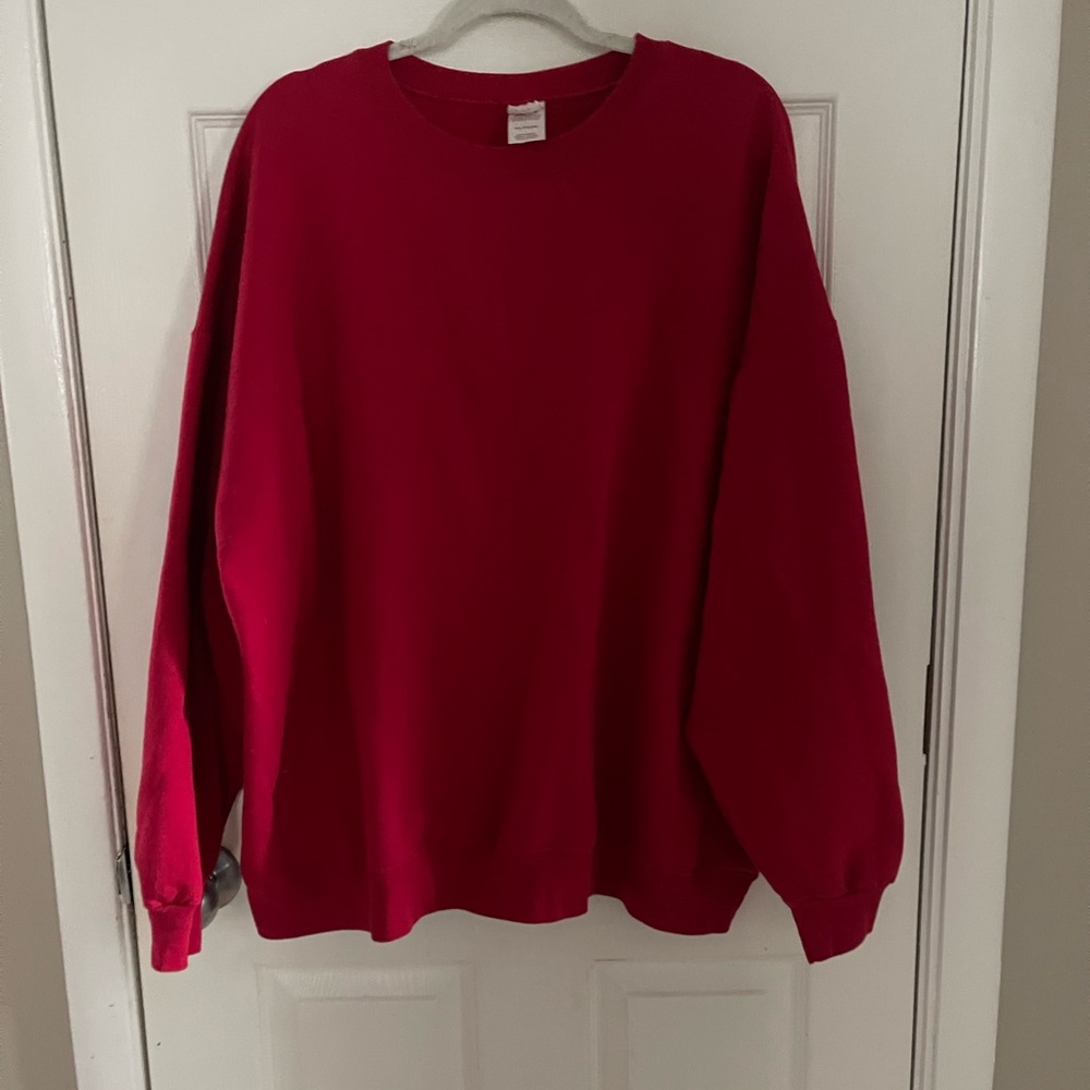 Hanes EcoSmart Red Sweatshirt